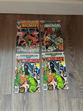 Marvel Inhumans Comic Lot - Green, Orange, Blue, Black